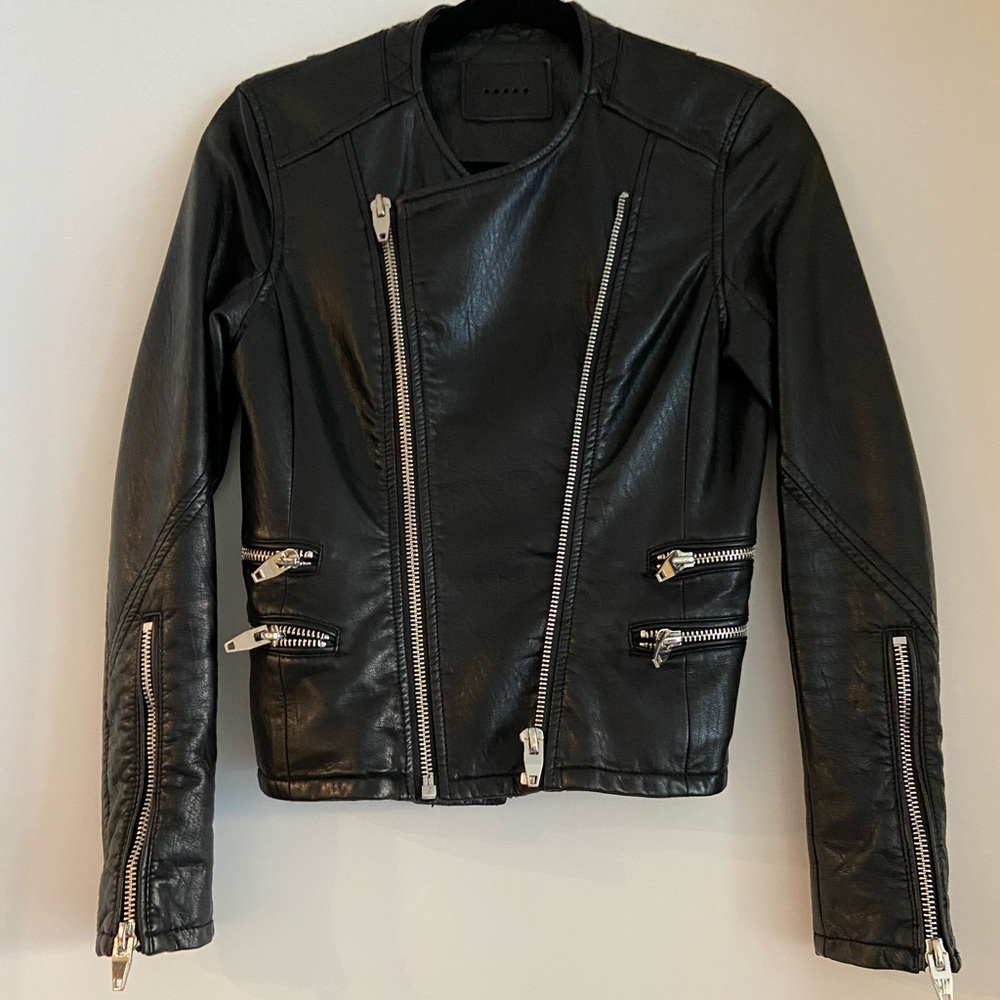 Blank NYC Faux Leather Jacket size XS